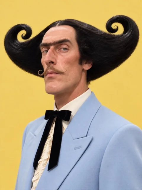 Jeen Rockfelly, retrato de personagem gerado por IA